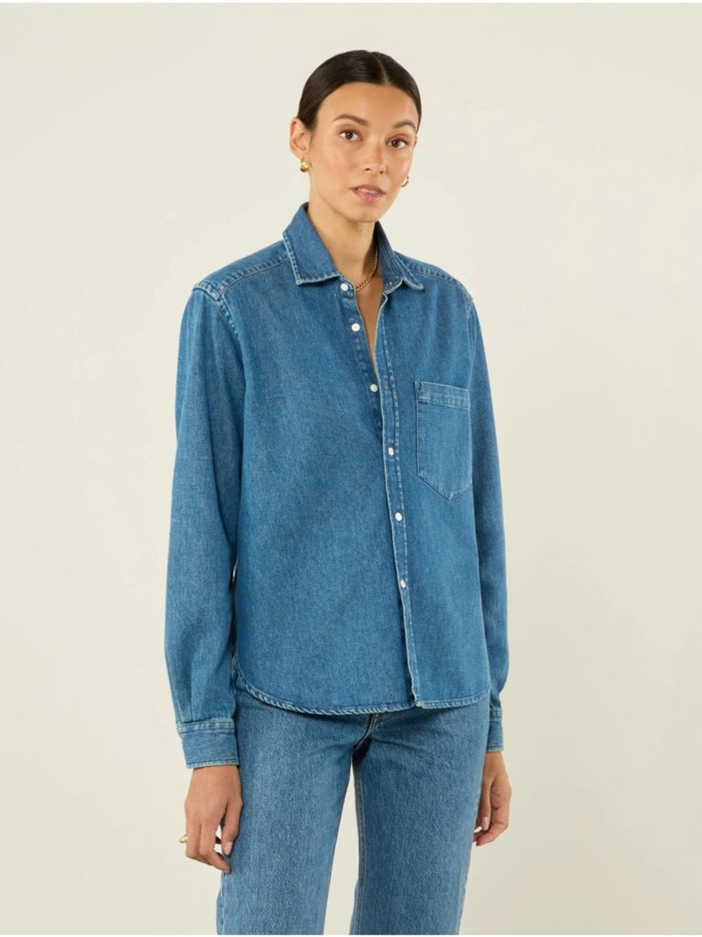 With Nothing Underneath The Classic Shirt (US 6)